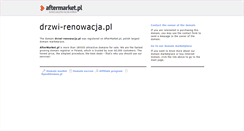 Desktop Screenshot of drzwi-renowacja.pl